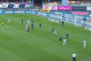 意甲3连胜遭终结！尤文1-1维罗纳 小孔塞桑贴地斩马里奥送点